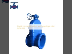 Ductile iron casting resilient seat flanged gate valve Z45X-16Q