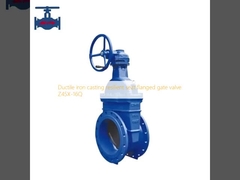 Ductile iron casting resilient seat flanged gate valve Z45X-16Q