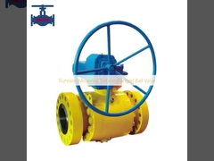 Trunnion Mounted Turbine Flanged Ball Valve