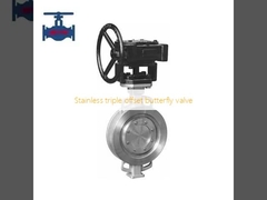 Stainless triple offset butterfly valve