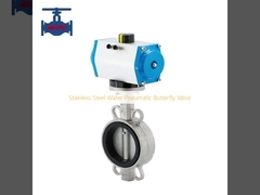 Stainless Steel Wafer Pneumatic Butterfly Valve