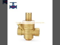 Threaded brass material pressure reducing valve